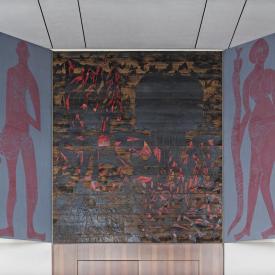 HAP Grieshaber: Weltgericht (Inferno des Krieges), 1970 / © VG Bild-Kunst, Bonn; Fotonachweis: BBR / Werner Huthmacher (2011)